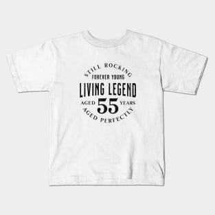 55th Birthday: Celebratory Ideas & Quotes for Mum and Dad Kids T-Shirt